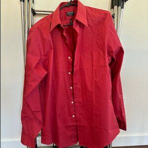 90s Red Long Sleeve Shirt